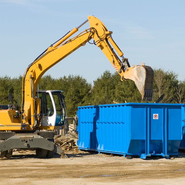 are there any restrictions on where a residential dumpster can be placed in Barhamsville